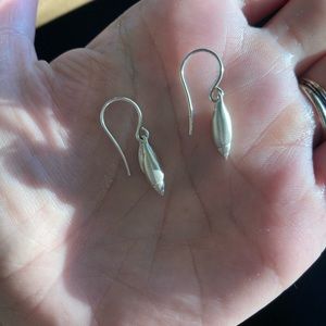 Sterling Silver Olive Shell Earrings by Me & Ro